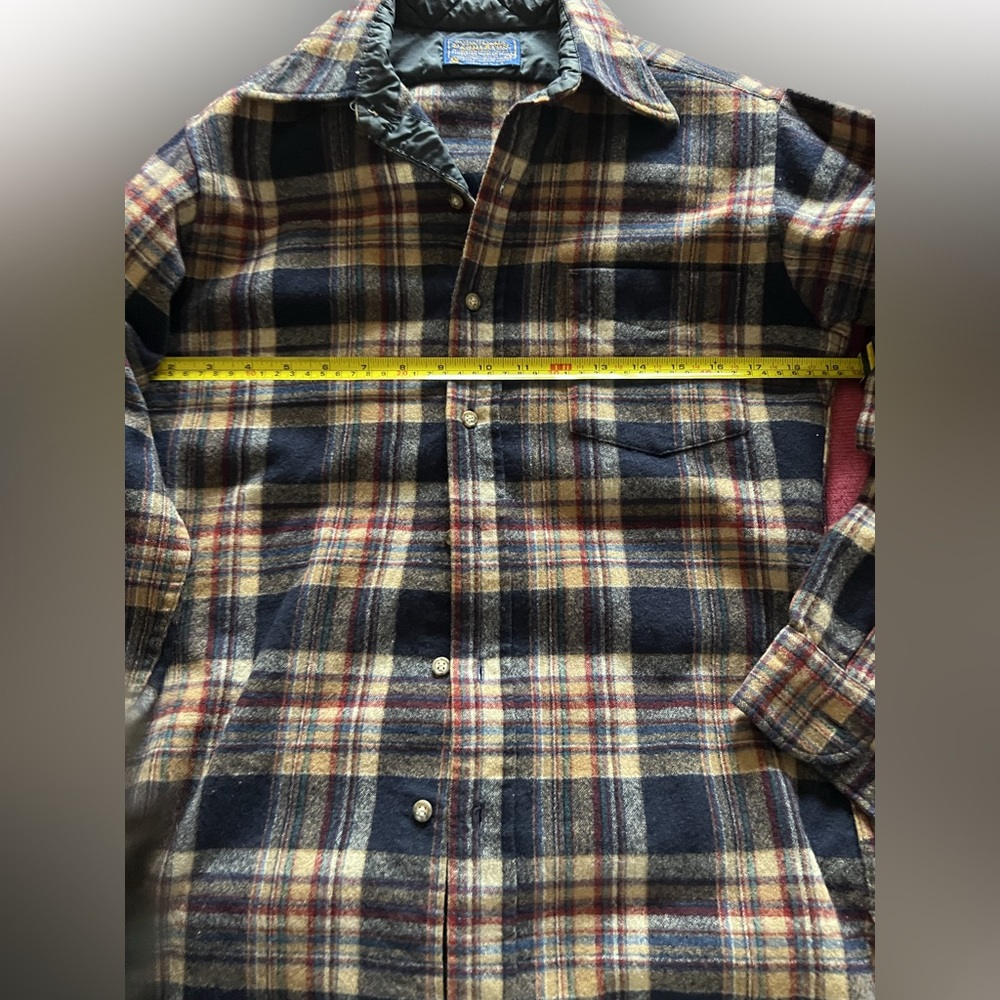 Vintage Pendleton wool flannel - Picture 5 of 8